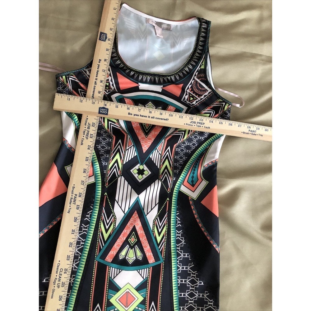 Forever 21 Womens Dress Geometric Print Sleeveless Size Medium - Picture 6 of 8